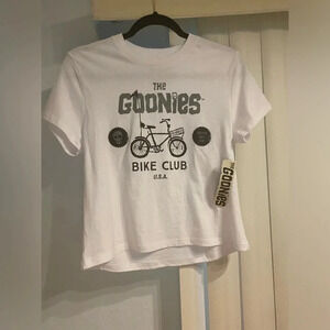 *NWT* The Goonies: Kids The Goonies Bike Club Never Say Die Text Youth T-Shirt
